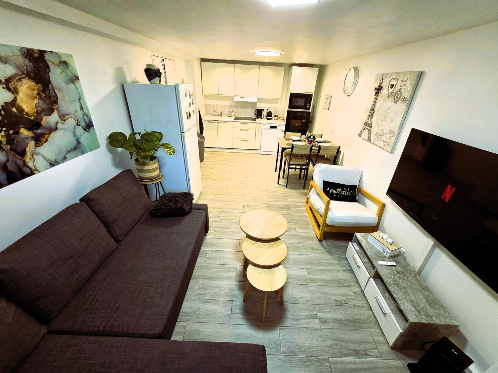 Appartement T2 Confortable - Piscine Et Jacuzzi Pierrelaye Exterior foto